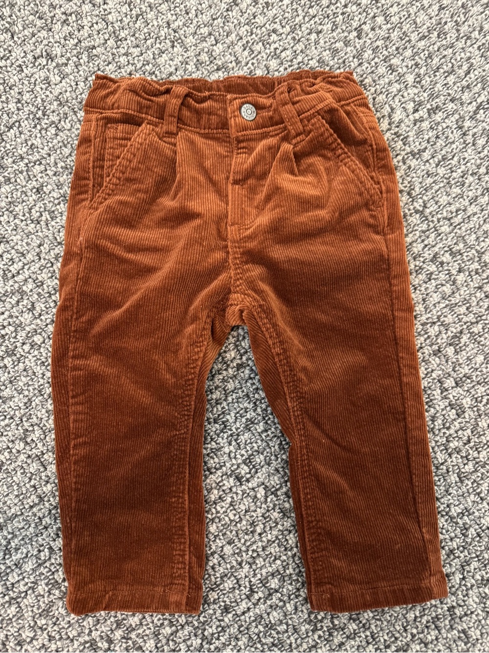Rust Corduroy Pants